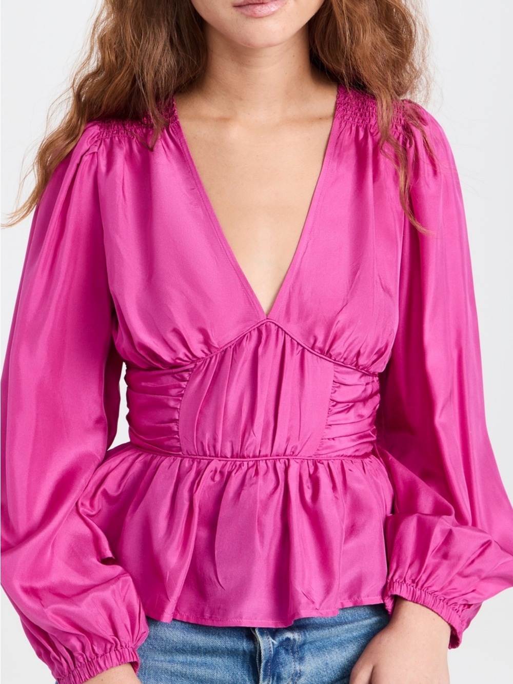 SEA New York - Fabiola Silk Top - Size 2